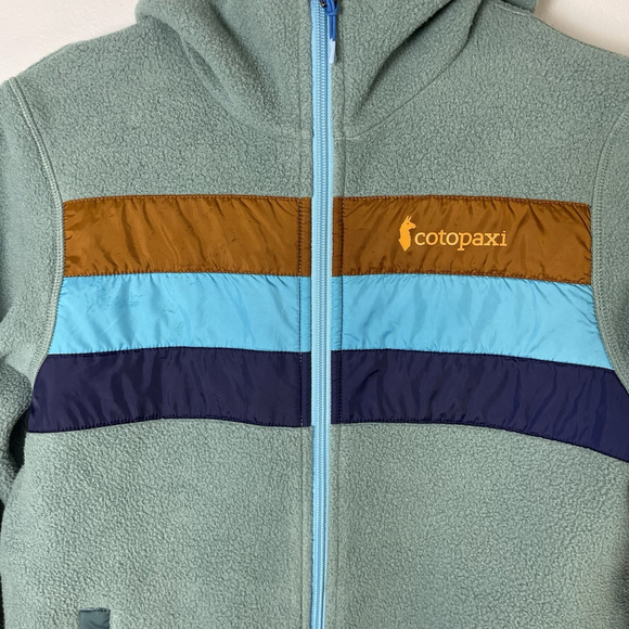 COTOPAXI TECA FLEECE HOODED FULL ZIP JACKET BLUE GORPCORE OUTDOOR SMALL - Picture 4 of 11